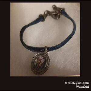 Antique Bracelet with Velvet band